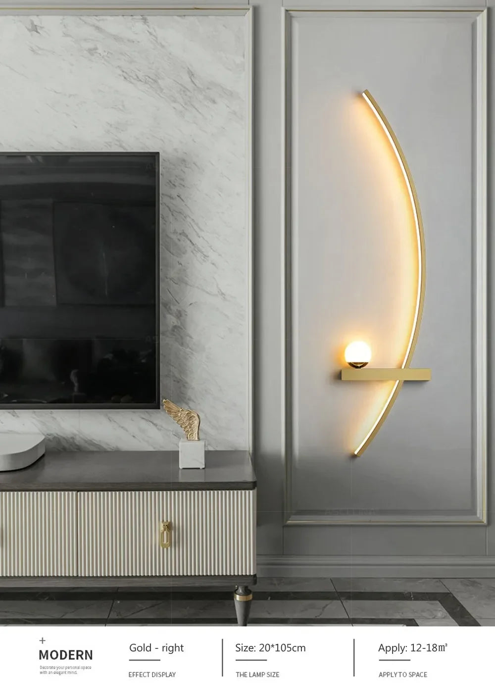 Wall Lamp LED Remote Control Home-Appliance Sconce For Living Room Bedroom Bedside Modern Indoor Decorative Lighting Luminaires